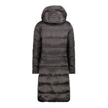 CMP Wintermantel Coat Fix Hood (Glanzeffekt, warm) grau Damen